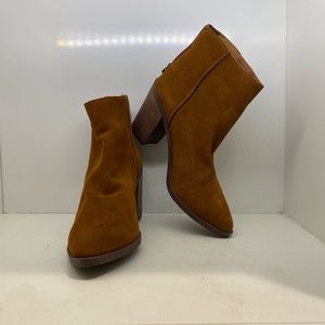 BP Cognac Suede Heath Lea Boots